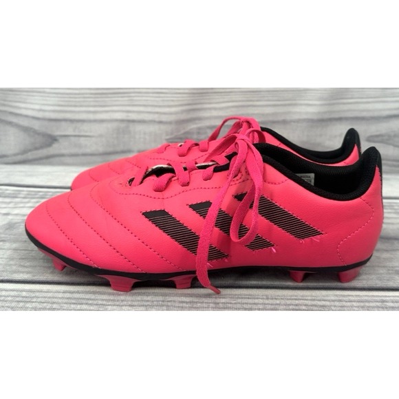 adidas Other - ADIDAS GOLETTO VIII FIRM GROUND SOCCER CLEATS  Youth Size 4.5  PINK / BLACK